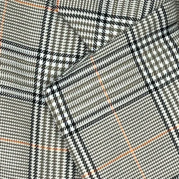 #69 NWT SPARKZ COPENHAGEN Plaid Double Breasted Blazer Lined XS S M Casual - Picture 3 of 10